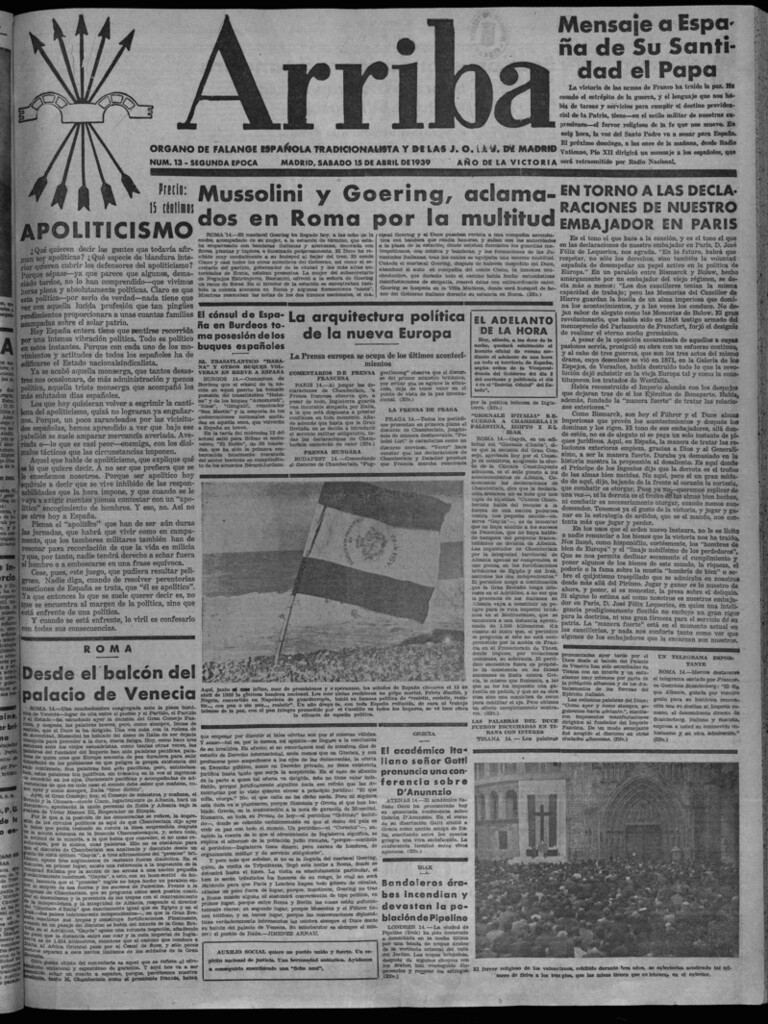 Miniatura de Arriba del 15 de abril de 1939