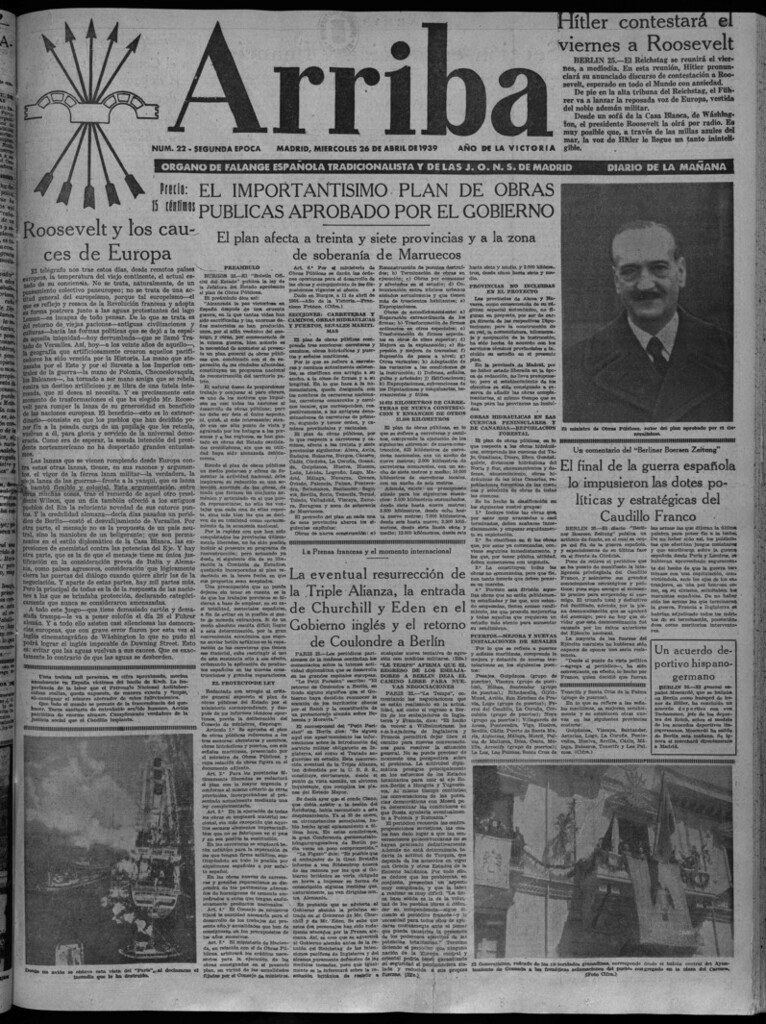 Miniatura de Arriba del 26 de abril de 1939