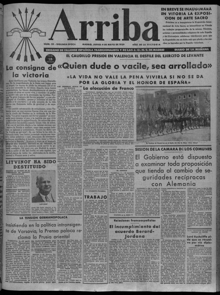 Miniatura de Arriba del 4 de mayo de 1939