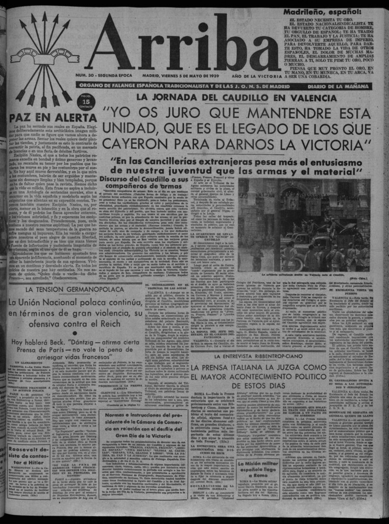 Miniatura de Arriba del 5 de mayo de 1939