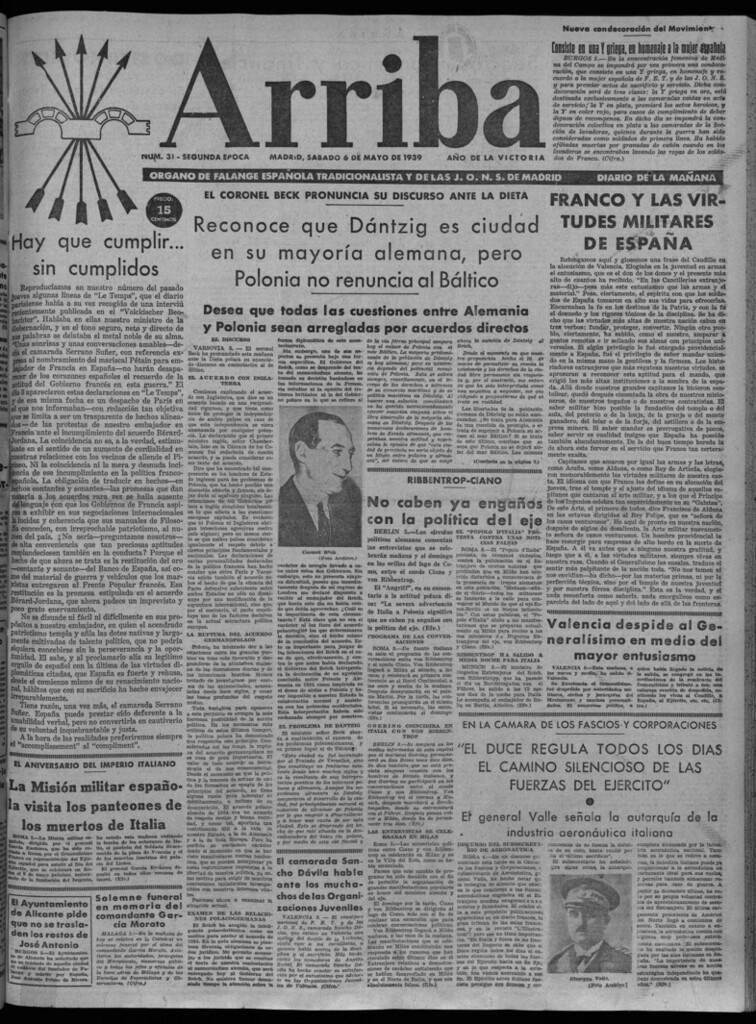 Miniatura de Arriba del 6 de mayo de 1939