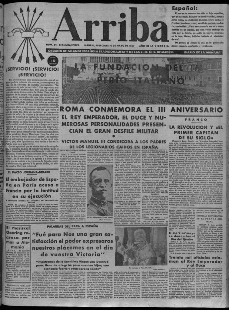 Miniatura de Arriba del 10 de mayo de 1939