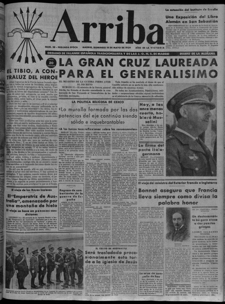 Miniatura de Arriba del 14 de mayo de 1939