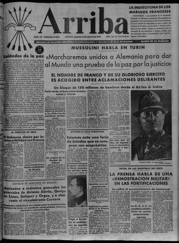 Miniatura de Arriba del 16 de mayo de 1939