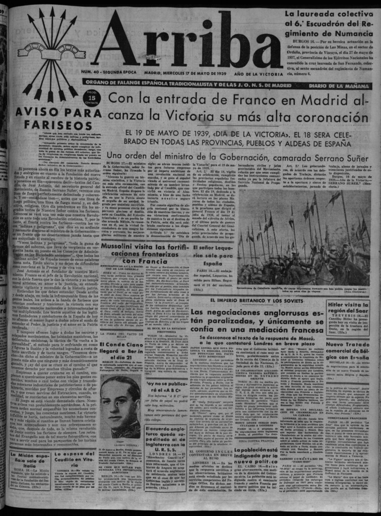 Miniatura de Arriba del 17 de mayo de 1939
