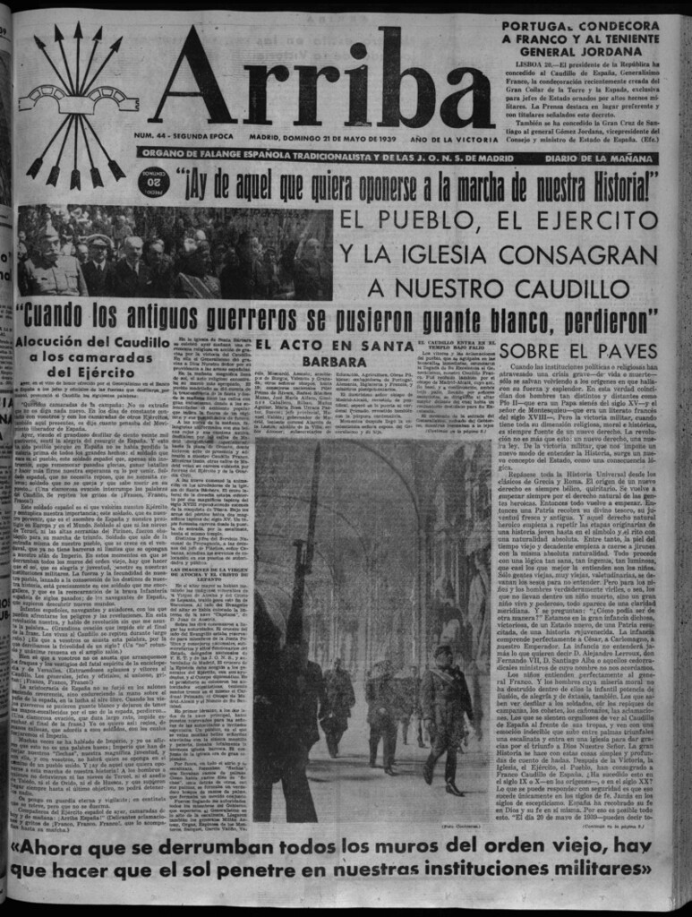 Miniatura de Arriba del 21 de mayo de 1939