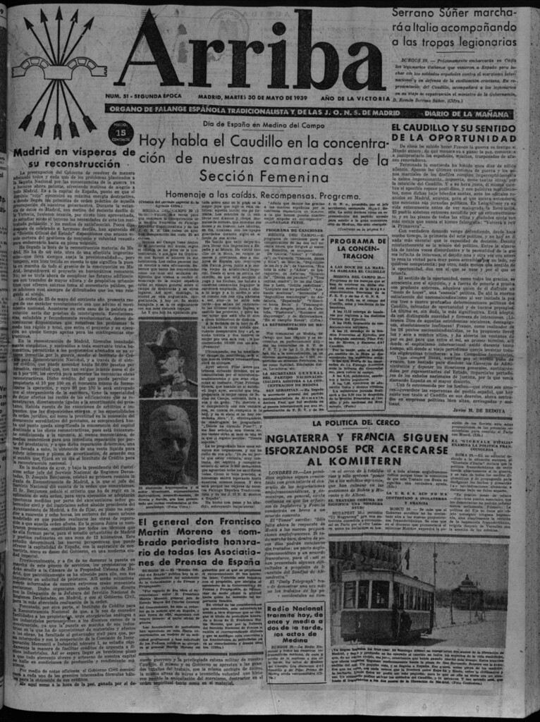 Miniatura de Arriba del 30 de mayo de 1939