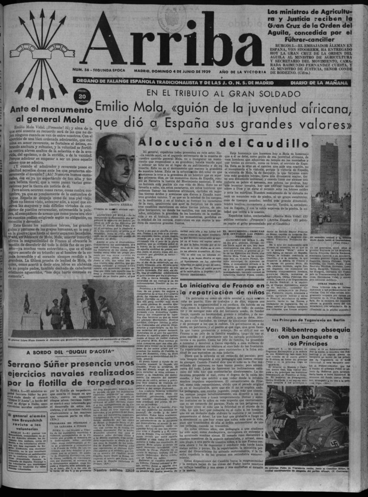 Miniatura de Arriba del 4 de junio de 1939