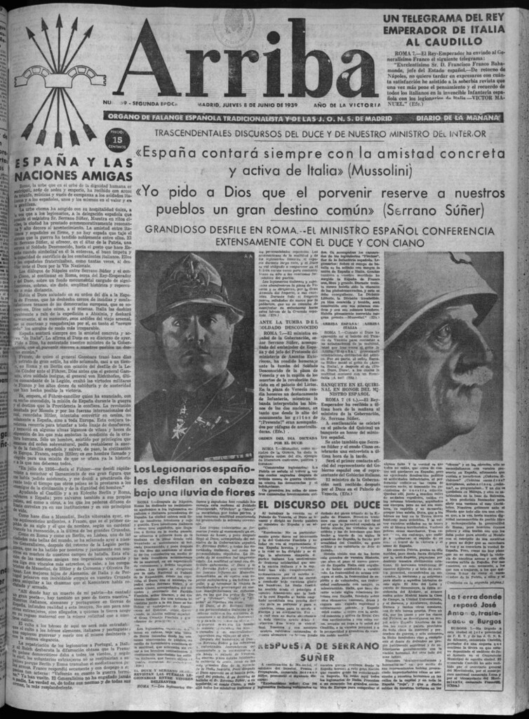 Miniatura de Arriba del 8 de junio de 1939