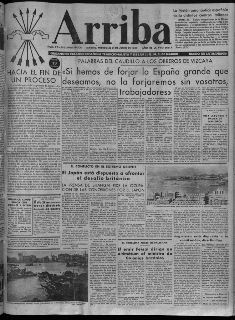Miniatura de Arriba del 21 de junio de 1939