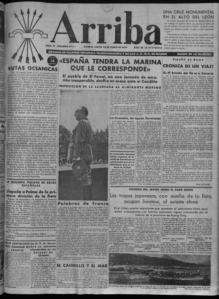 Miniatura de Arriba del 22 de junio de 1939