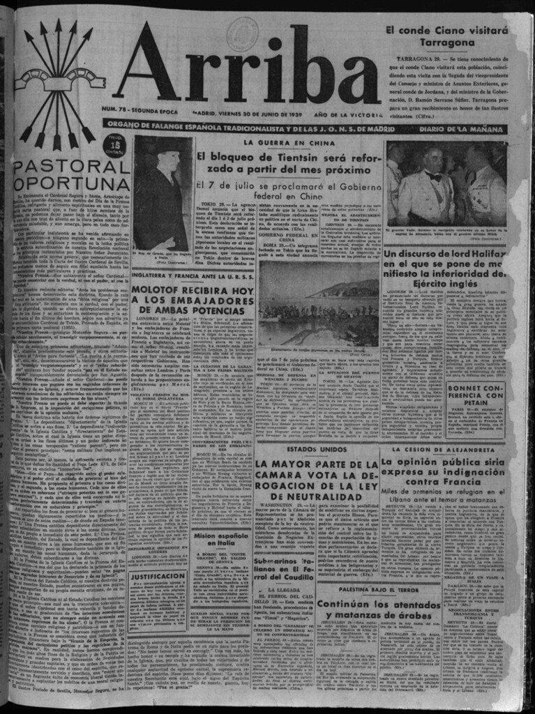 Miniatura de Arriba del 30 de junio de 1939