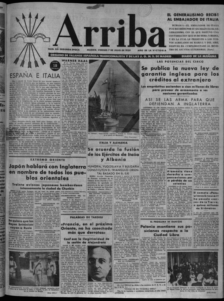 Miniatura de Arriba del 7 de julio de 1939