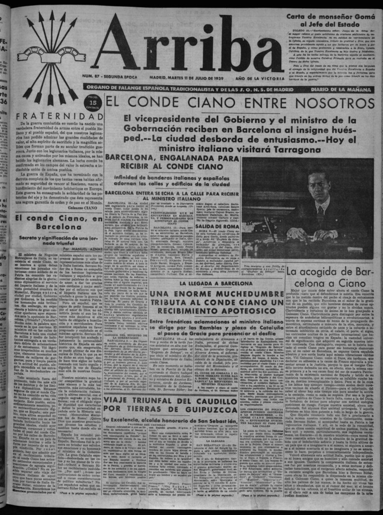 Miniatura de Arriba del 11 de julio de 1939