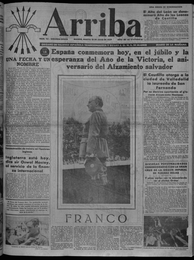 Miniatura de Arriba del 18 de julio de 1939