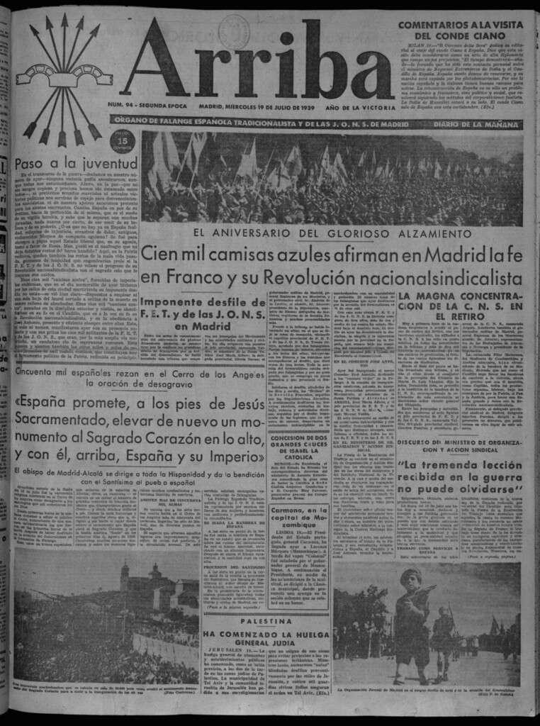 Miniatura de Arriba del 19 de julio de 1939