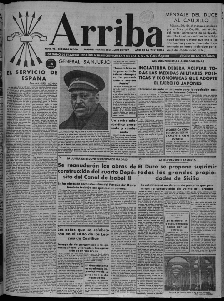 Miniatura de Arriba del 21 de julio de 1939