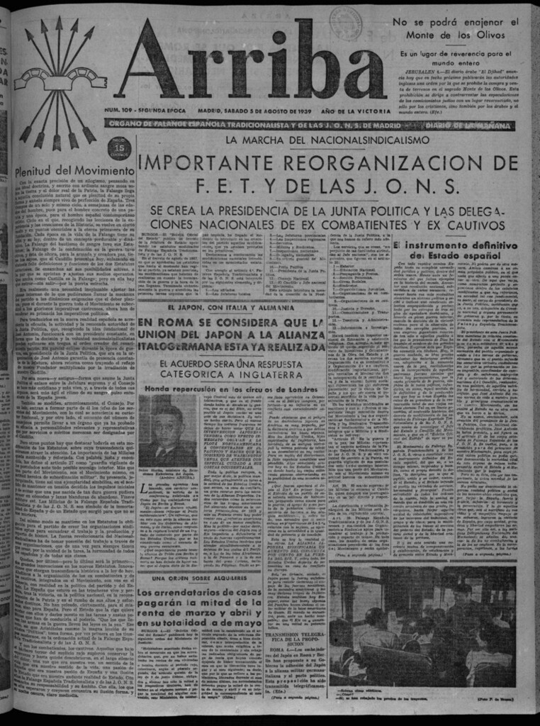 Miniatura de Arriba del 5 de agosto de 1939