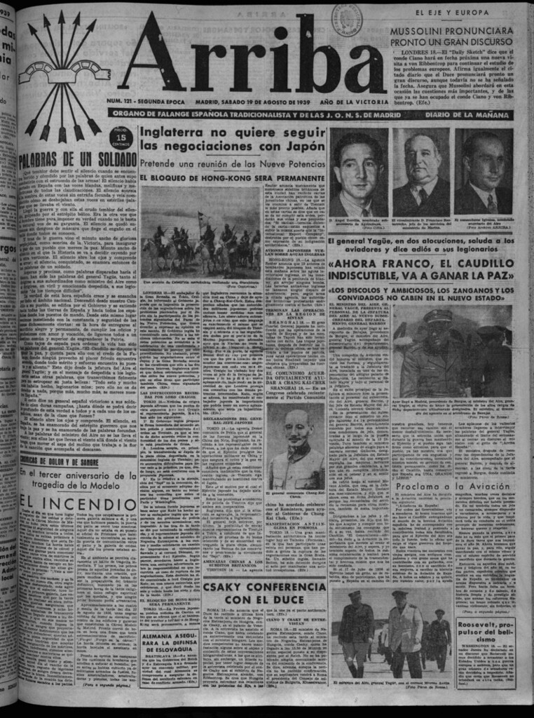 Miniatura de Arriba del 19 de agosto de 1939