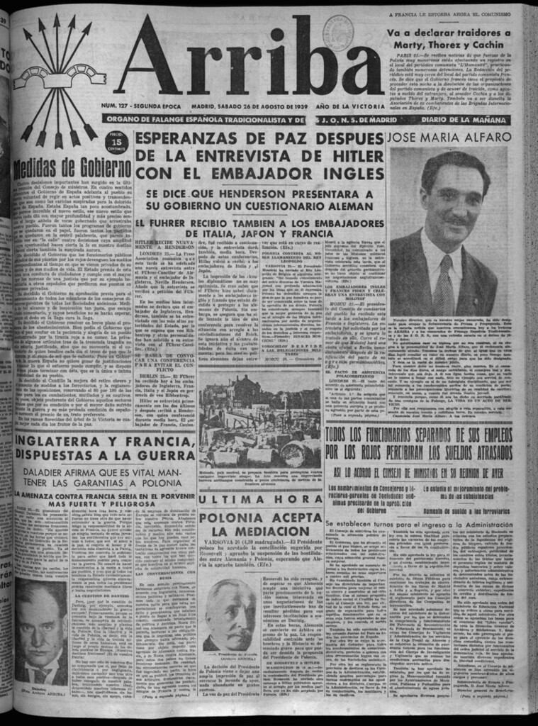 Miniatura de Arriba del 26 de agosto de 1939