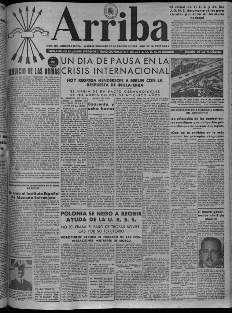 Miniatura de Arriba del 27 de agosto de 1939