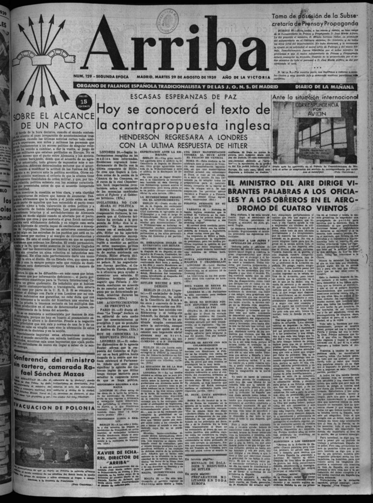 Miniatura de Arriba del 29 de agosto de 1939