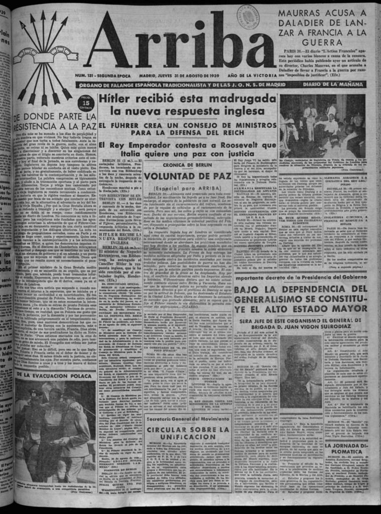 Miniatura de Arriba del 31 de agosto de 1939