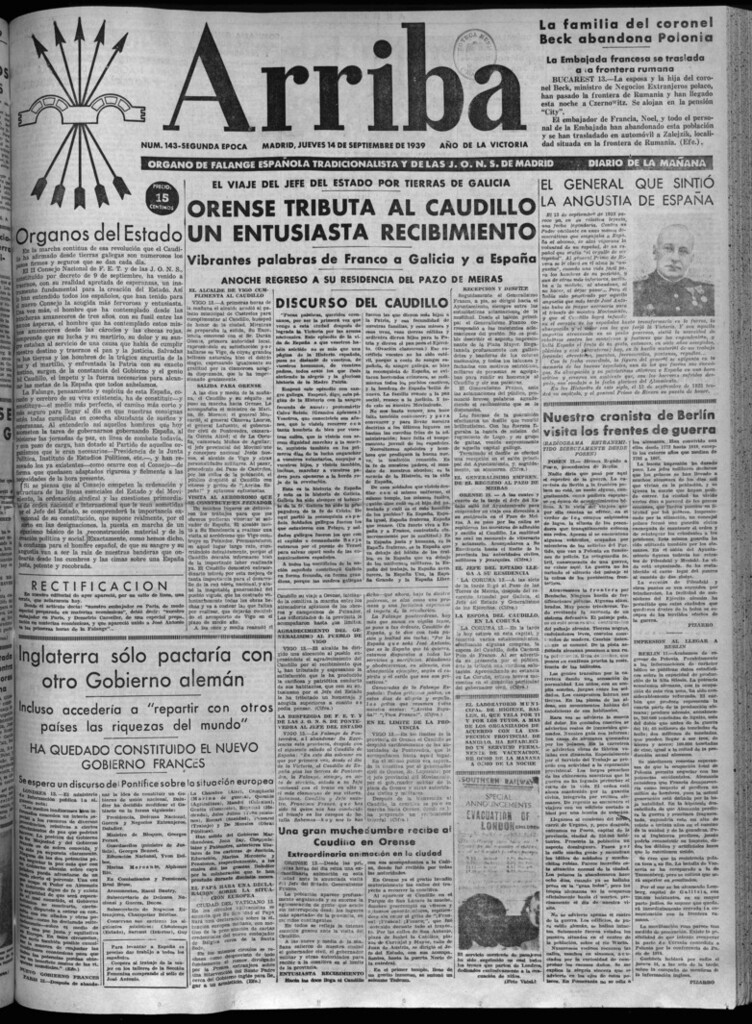 Miniatura de Arriba del 14 de septiembre de 1939