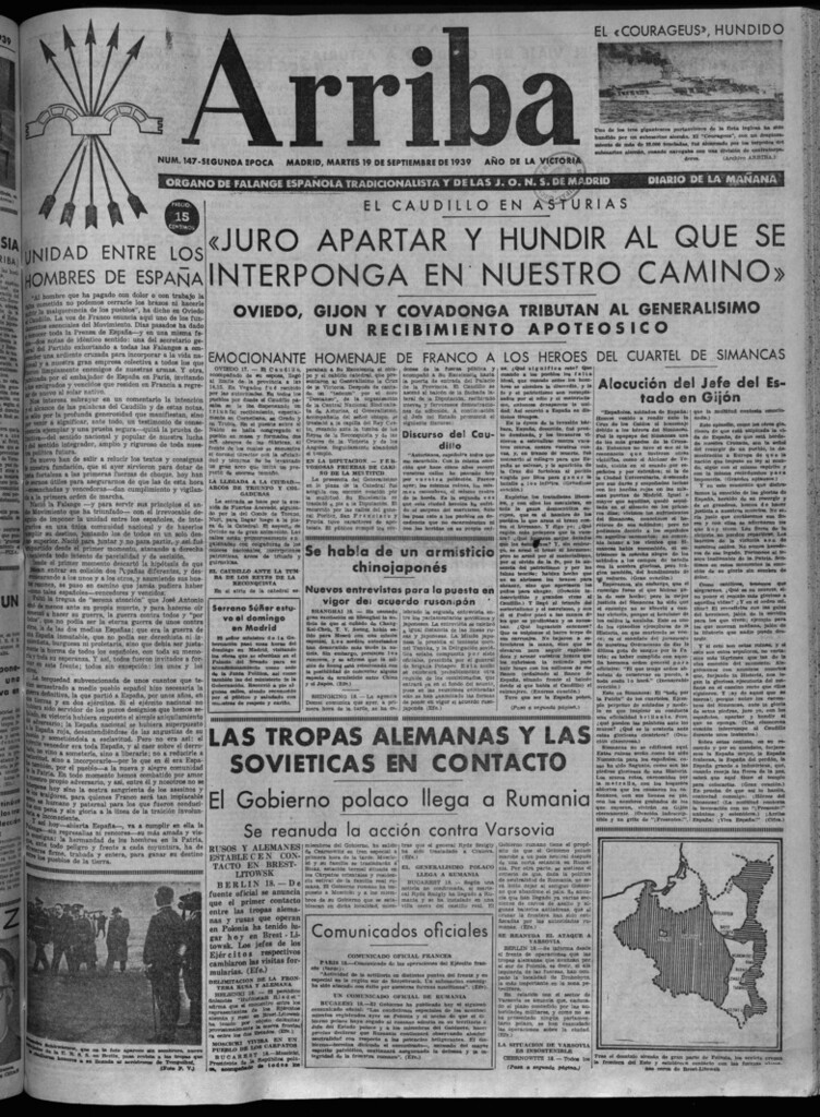 Miniatura de Arriba del 19 de septiembre de 1939