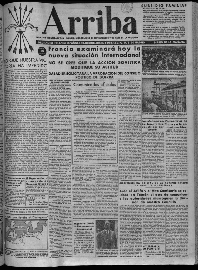 Miniatura de Arriba del 20 de septiembre de 1939