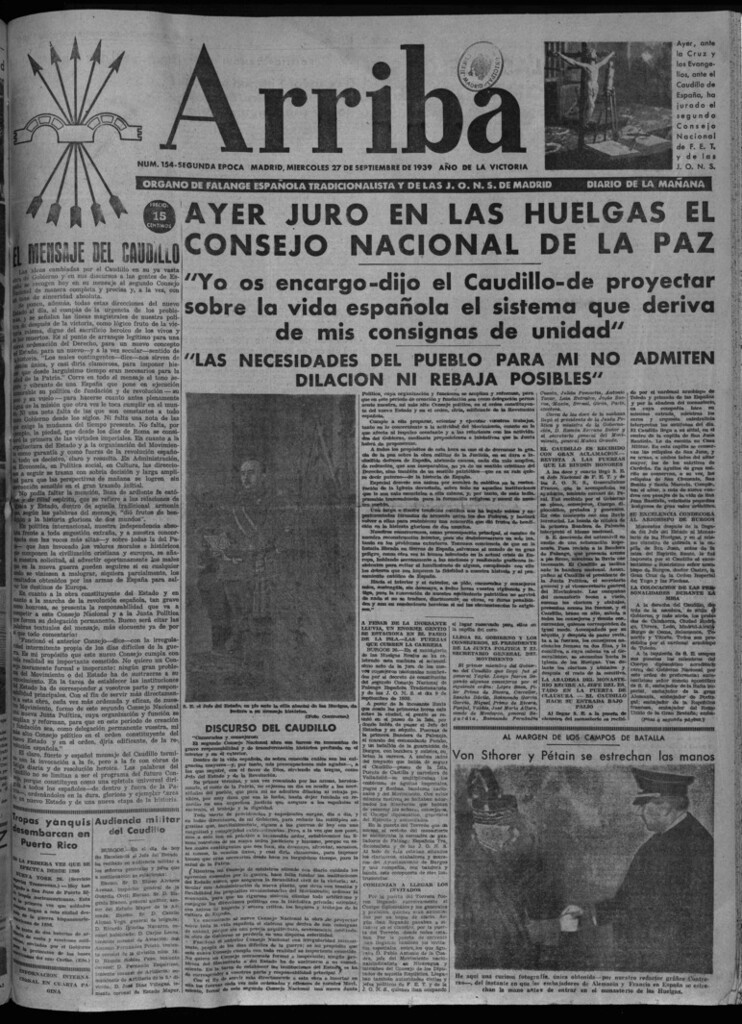 Miniatura de Arriba del 27 de septiembre de 1939