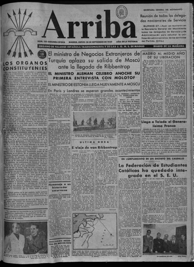 Miniatura de Arriba del 28 de septiembre de 1939