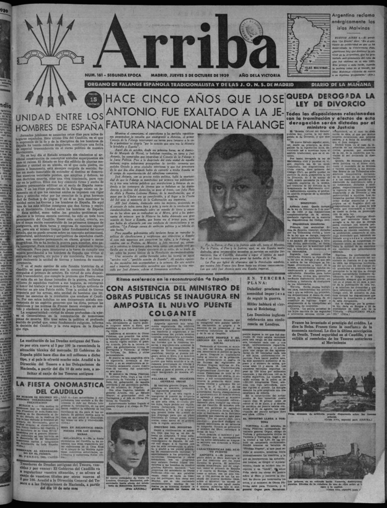 Miniatura de Arriba del 5 de octubre de 1939