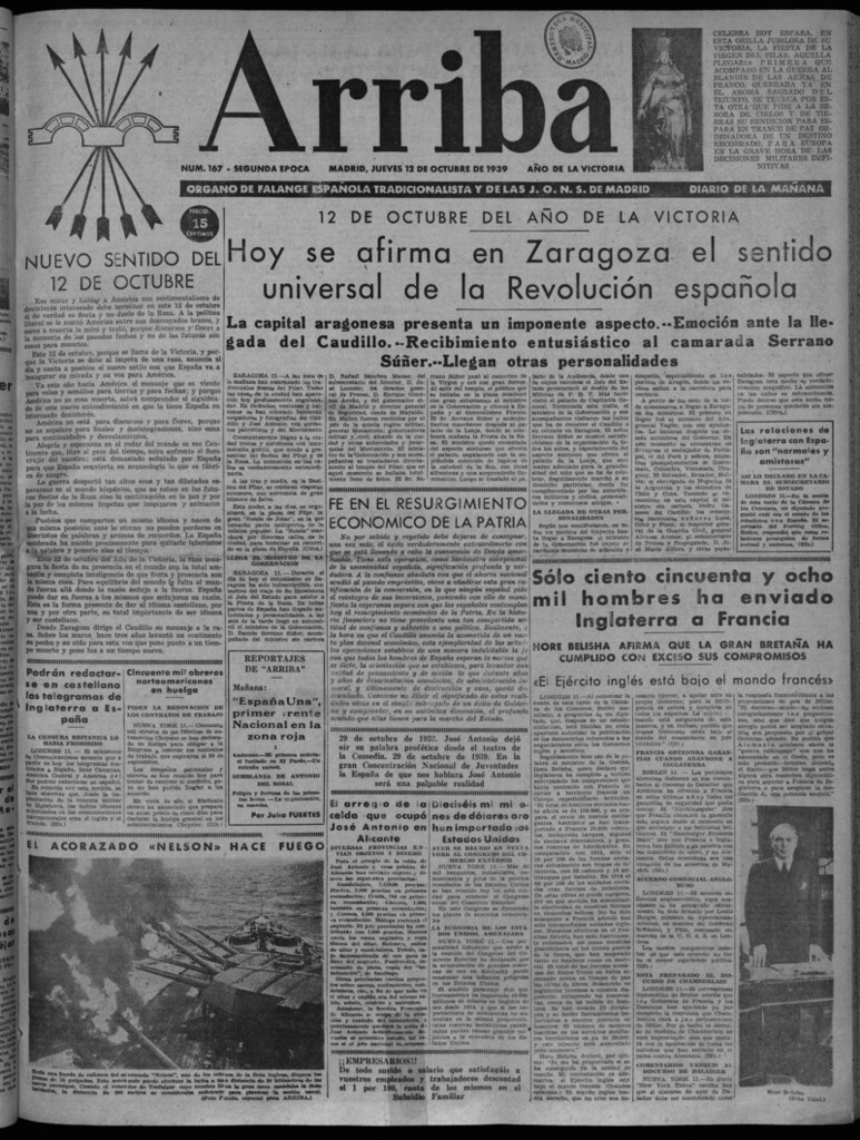 Miniatura de Arriba del 12 de octubre de 1939
