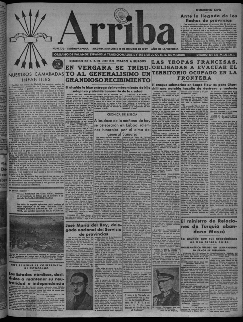 Miniatura de Arriba del 18 de octubre de 1939