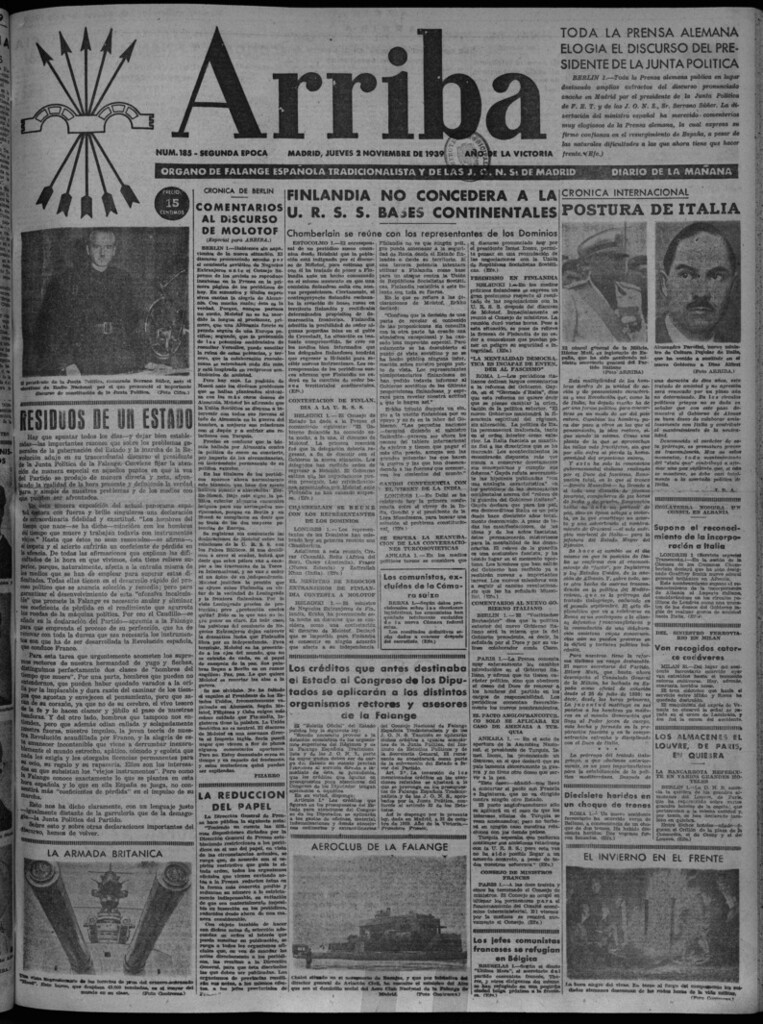 Miniatura de Arriba del 2 de noviembre de 1939