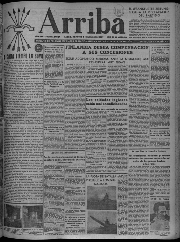 Miniatura de Arriba del 5 de noviembre de 1939