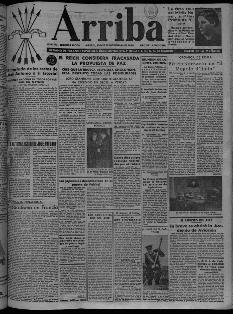 Miniatura de Arriba del 16 de noviembre de 1939
