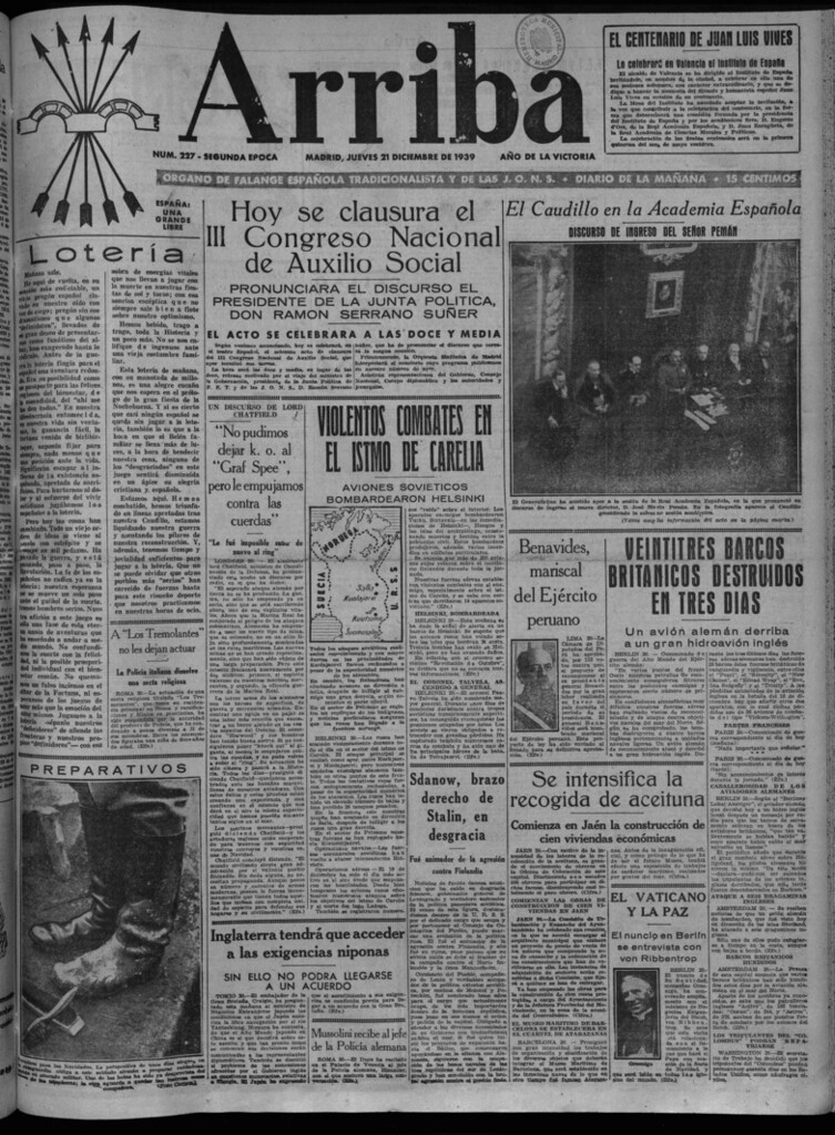 Miniatura de Arriba del 21 de diciembre de 1939