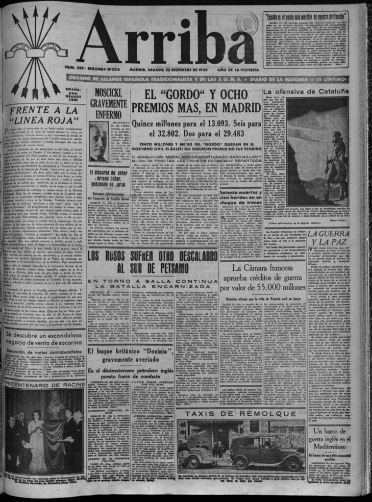 Miniatura de Arriba del 23 de diciembre de 1939