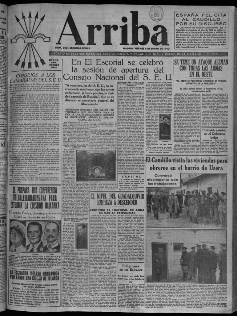 Miniatura de Arriba del 5 de enero de 1940