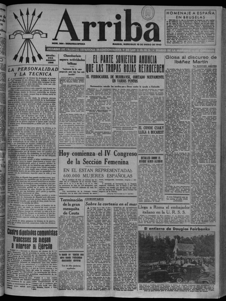 Miniatura de Arriba del 10 de enero de 1940