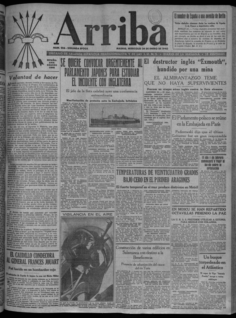 Miniatura de Arriba del 24 de enero de 1940