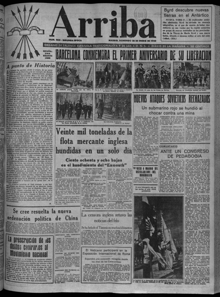 Miniatura de Arriba del 28 de enero de 1940