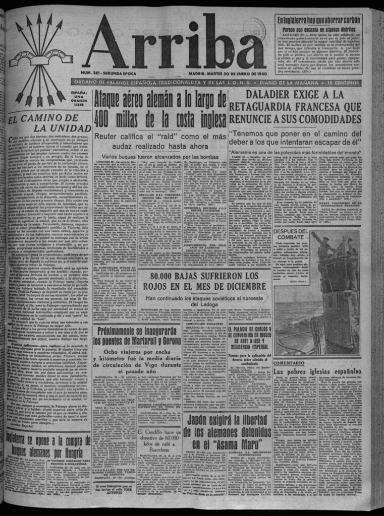 Miniatura de Arriba del 30 de enero de 1940