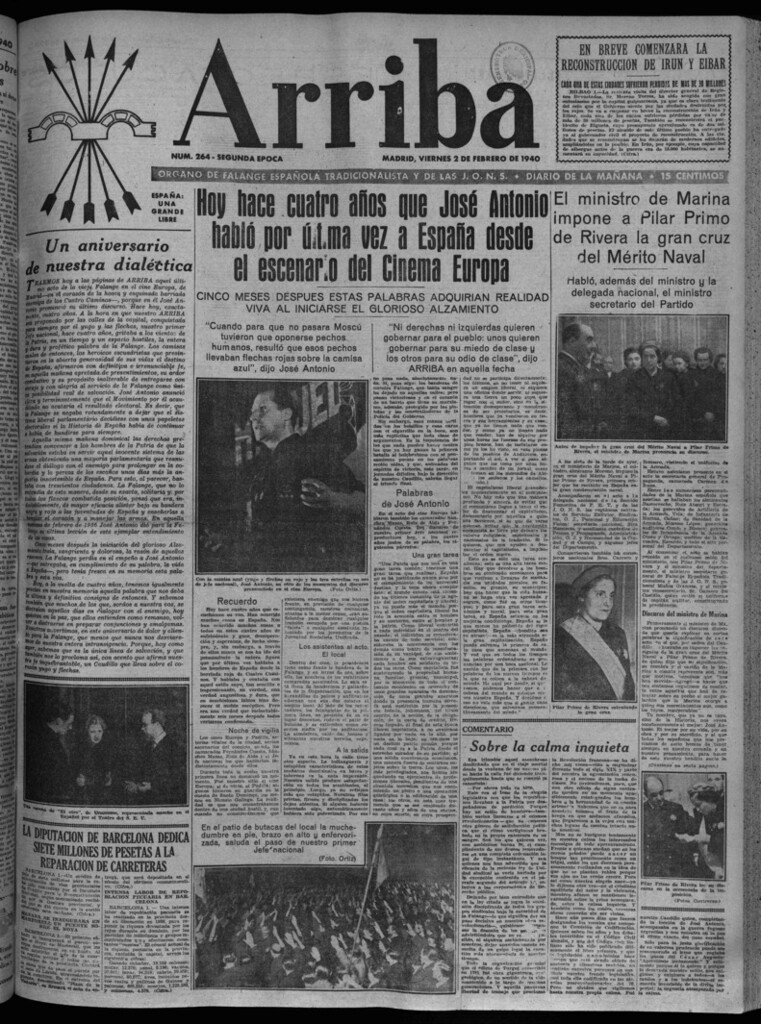 Miniatura de Arriba del 2 de febrero de 1940