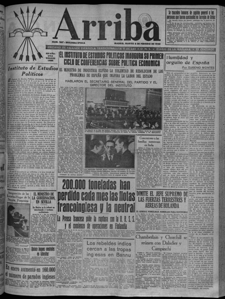 Miniatura de Arriba del 6 de febrero de 1940