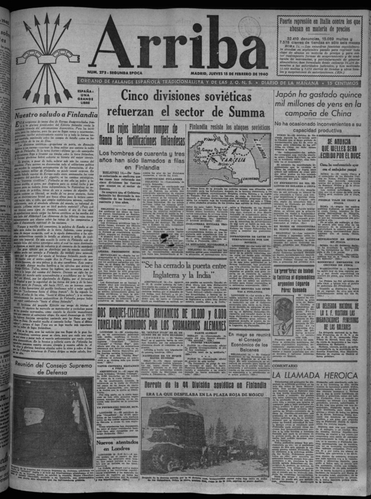 Miniatura de Arriba del 15 de febrero de 1940