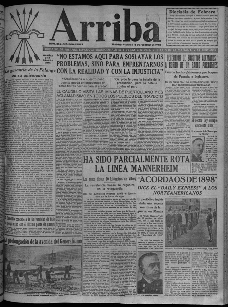 Miniatura de Arriba del 16 de febrero de 1940
