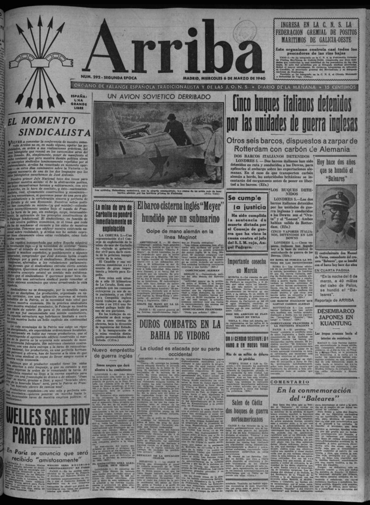 Miniatura de Arriba del 6 de marzo de 1940